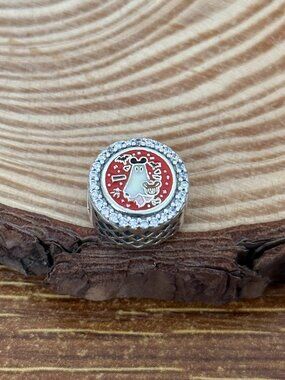 Pandora Ghost Pumpkin mickey Bead S925 Silver Charm